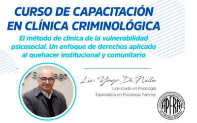 Capacitación en Clínica Criminológica 2024