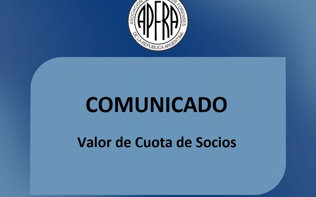 Valor de Cuota de Socios