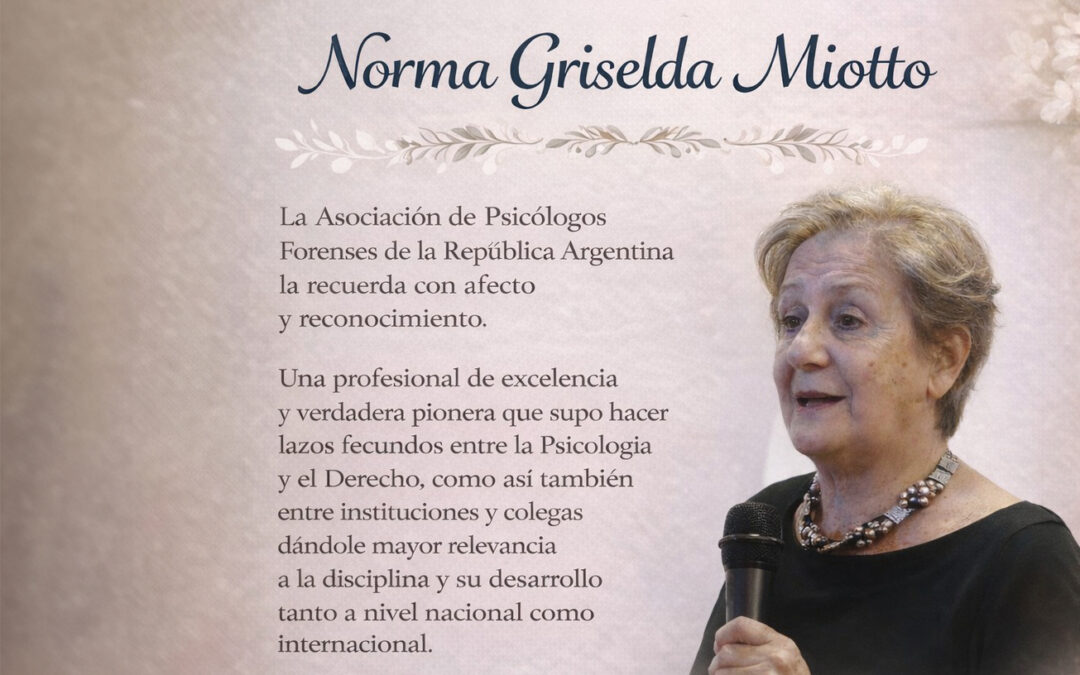 A un Año de Fallecimiento de nuestra querida Norma Griselda Miotto